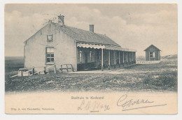 36- Prentbriefkaart Cadzand 1905 - Badhuis - Grootrondstempel - Cadzand