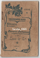 Agenda Bijou * Ano 1903 * Brinde Da Livraria Portuense * Lopes & Cª * Porto - Publicités