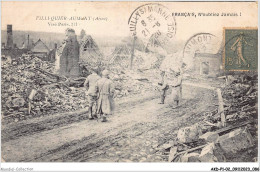 AKDP1-0044-02 - VILLEQUIER-AU-MONT - Les Ruines Du Village - Sonstige & Ohne Zuordnung