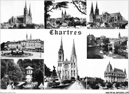 AKDP8-0986-28 - CHARTRES - Vue Générale , La Cathédrale - Place Des Epars, Les Trois églises, La Petite Venise - Chartres