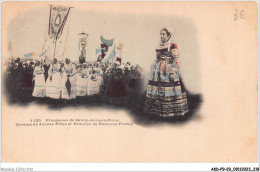 AKDP9-1107-29 - PLONEVAZ-PORZAY - Procession De Sainte-Anne-la-Palue - Groupe De Jeunes Filles Et Femmes De Plonevaz - Plonévez-Porzay