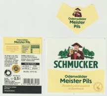 Bier Etiket-beerlabel Privat-Brauerei Schmucker GmbH Mossautal (D) Odenwälder Meister Pils - Bière