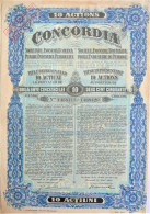 Concordia- S.A.Roumaine Pour  L'Industrie  Du Pétrole  - 10 Act.de 250lei  (1924) - Aardolie