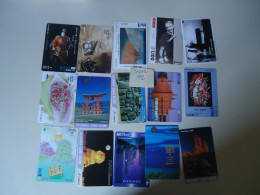 JAPAN  USED NNT TICKETS METRO BUS TRAINS CARDS    LOT OF 15  FREE SHIIPPING  ART - Japan