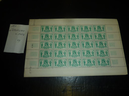 MONACO FEUILLE COMPLETE 1951 N°357 Année Sainte; LA VIERGE DE L'ENFANT - FEUILLE DE 25 TIMBRES NEUF(C.V) - Unused Stamps