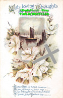 R348560 With Loving Thoughts For Easter. Ship And Flowers. The Regent Publishing - Monde