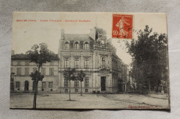 Cpa 1911, Gaillac, Caisse D'épargne, Boulevard Gambetta, Tarn 81 - Gaillac