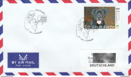 Luxembourg 2016: Dog, Dog With Child, Special Postmark, Festival , Fine Used Cover - Cani