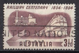 AUSTRALIA 248,used,falc Hinged - Trains