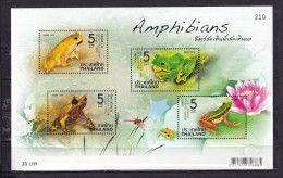 THAILAND -2014- FROGS- BLOCK-MNH - Frösche