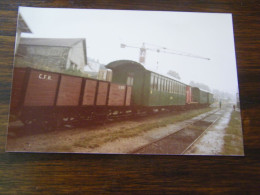 Photographie - Dunières (43) - Train La Galoche - Remorques - Wagons - Ligne St Saint Agrève - 1979 - SUP (HZ 55) - Other & Unclassified