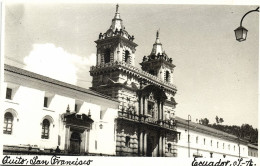 Ecuador, QUITO, Convent Of San Francisco (1940s) Stein RPPC Postcard - Ecuador