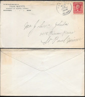 USA Hastings MN Cover Mailed 1908. Sheriff Of Dakota County Frank McDevitt - Brieven En Documenten