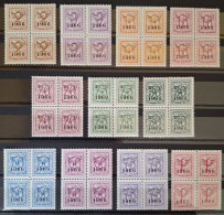 PRE769-779  (1966)  **/mnh - Typos 1951-80 (Chiffre Sur Lion)