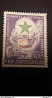 JUGOSLAVIA ЮГОСЛАВИЯ Juhoslávia YUGOSLAVIA ITALIA TRIESTE B 1953 Posta Aerea Congresso D Esperanto MNH Robfbk22/10 - Luchtpost