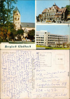 Bergisch Gladbach Rathaus, Kirche St. Laurentius, Kreisverwaltung 1977 - Bergisch Gladbach