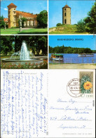 Rheinsberg  Schloss  Leuchtturm Springbrunnen  Rheinsberger See G1973 - Rheinsberg