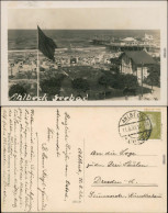 Ansichtskarte Ahlbeck (Usedom) Pavillon, Strand - Seebrücke 1932  - Autres & Non Classés