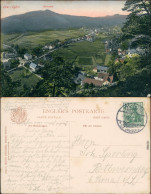 Ansichtskarte Oybin Blick Auf Die Stadt - Straßen Oberoybin 1907  - Oybin