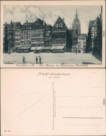 Ansichtskarte Frankfurt Am Main Alte Häuser Am Römerberg 1928 - Frankfurt A. Main