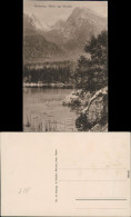 Ansichtskarte Ramsau (Wimbachtal) Hintersee, Motiv Am Seeufer 1912  - Autres & Non Classés