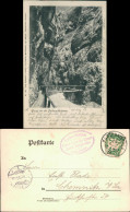 Ansichtskarte Garmisch-Partenkirchen Partnachklamm 1903 - Garmisch-Partenkirchen