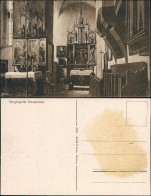 Ansichtskarte Gnandstein-Kohren-Sahlis Innenansicht Burgkapelle 1913  - Kohren-Sahlis
