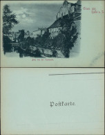 Ansichtskarte Halle (Saale) Dom Von Der Saaleseite - Mondscheinlitho 1904  - Other & Unclassified