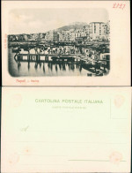 Cartoline Neapel Napoli Marina/Menschen Auf Steg 1901 - Autres & Non Classés