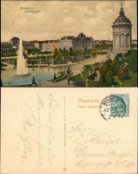 Ansichtskarte Mannheim Partie Am Friedrichsplatz 1912  - Mannheim