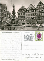 Tübingen Marktbrunnen Mark  VW Käfer, Geschäften, Café Konditorei 1980/1960 - Tuebingen