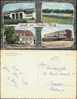 Ansichtskarte Vreden MB 4 Fotos Mit Schule, Freibad, Burg 1967 - Other & Unclassified