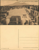 Cartoline Pompei Veduta Della Piazza Col Foro Civile Di POMPEI 1910 - Other & Unclassified