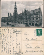 Ansichtskarte München Rathaus Und Vorplatz 1929 - Muenchen