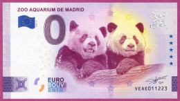 0-Euro VEAE 06 2023 ZOO AQUARIUM DE MADRID - PANDA BÄR - Prove Private