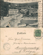 Ansichtskarte Hannoversch Münden Hann. Münden Brücke Und Straße 1901 - Hannoversch Muenden