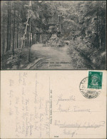 Ansichtskarte Reinsberg (Sachsen) Grabentour Ruhefelsen 1924 - Reinsberg (Sachsen)