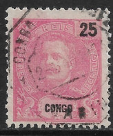 Portuguese Congo – 1903 King Carlos 25 Réis Used Stamp - Congo Portugais