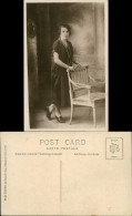 Foto  Junge Frau Kleid Mode Atelierfoto 1912 Foto - People