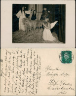 Weihnachten Krippenspiel Engel - Künstlerkarte 1931 Privatfoto - Other & Unclassified