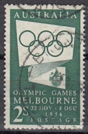 AUSTRALIA 259,used,falc Hinged - Zomer 1956: Melbourne