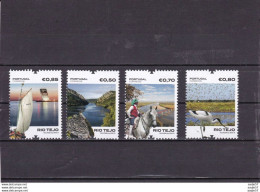 Portugal 2018 Mih. 4353/56 Tagus River. Fauna. Birds. Horse. Ship. Nature Trainbridge MNH ** - Neufs