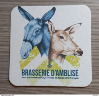 Sous Bock Bière Artisanale Brasserie D'Amblise - Sous-bocks