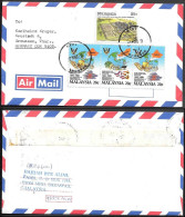 Malaysia Sarawak Cover To Germany 1989. Sabah Stamps - Malaysia (1964-...)