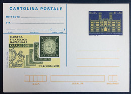 2006 - Italia - Cartolina Postale - Karalis - Mostra Filatelica Nazionale - Euro 0,60 - Postwaardestukken