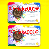 België - Belgique - 2x 2 Euro 2024 Comm In Blister.(Kanker) Nederlands + Frans - Belgium