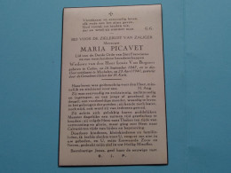 DP Maria PICAVET ( Louis Van BOGAERT ) Calloo 26 Sept 1847 - Mechelen 23 April 1941 ( Zie / Voir Scans ) ! - Obituary Notices