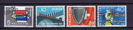 Schweiz 1957:  Michel 637-640 Gestempelt, Used - Oblitérés