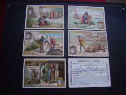 Original Old Cards Chromos Liebig S 756 Animaux Renommés Complet - Liebig