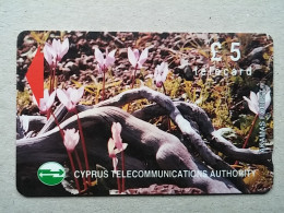 T-629 - CYPRUS, Telecard, Télécarte, Phonecard, FLOWER, FLEUR - Cyprus